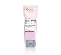 L'Oreal Paris Limpiador facial Glycolic Bright Daily Foaming Face Cleanser, 100 ml | Lavado facial con ácido glicólico para piel opaca | Limpiador facial brillante diario