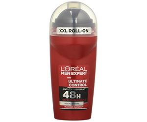 L'Oréal Paris L'Oreal Men Expert Ultimate Control Desodorante Roll-On 48H contra varios tipos de sudor, 50 ml