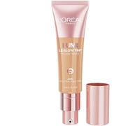 L'Oreal Paris Lumi Le Glow Skin Tint, suero ligero con color a base de agua con cobertura similar a la base de maquillaje, iluminador Glow, neutro 200, 0,85 onzas líquidas