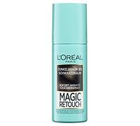 L'Oréal Paris Magic Retouch Espray de ocultación de raíces para transiciones graduales y naturales, oculta las raíces hasta el siguiente lavado, castaño oscuro a castaño/negro, 1 x 75 ml