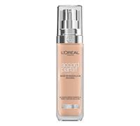 L'Oreal Paris Make-up Designer Accord Parfait, Base de maquillaje acabado natural con ácido hialurónico, tono piel medio 4.5N, 30 ml