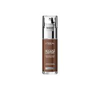 L'Oreal Paris Make-up Designer Accord Parfait, Base de maquillaje acabado natural con ácido hialurónico, tono piel oscuro 9R, 30 ml