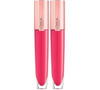 L'Oreal Paris Make-up Designer Brilliant Signature 408 Accentua pintalabios brillo permanente rosa 280 g (Paquete de 2)