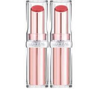 L'Oreal Paris Make-up Designer Color Riche Plump & Shine, Barra de Labios Brillo y Volumen, Watermelon Plump Tono Rojo (Paquete de 2)