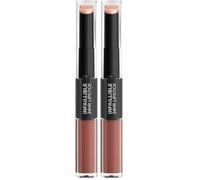 L'Oreal Paris Make-up Designer Infaillible 24H Lipstick Color Labial de Larga Duración Tono 101 Everlasting Paris (Paquete de 2)