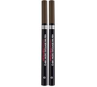 L'Oreal Paris Make-up Designer Micro Tatouage eyeliner de cejas tono 109, Ebony (Paquete de 2)