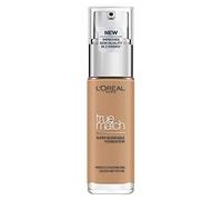 L'Oreal Paris Make-up Designer Perfect Match Base de Maquillaje con Ácido Hialurónico & Cobertura Natural, Color D7/W7 Golden Amber, 30 ml