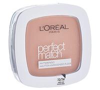 L'Oréal Paris Make-up designer Perfect Match mattierendes en polvo 7.d/7.w Golden Amber, hautanpassend, 9 g