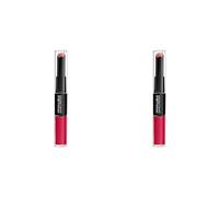 L'Oreal Paris Make-up Designer Pintalabios Infillible 24H Permanente, Color Frambuesa 701 Captivated by Cerise (Paquete de 2)
