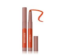 L'Oreal Paris Make-up Designer - Pintalabios Matte Crayón 06 Mon Cinnamon Permanente, Rojo - 22 Ml, 106 Rojo, Vanilla