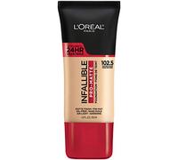 L'Oreal Paris Makeup infallible pro-matte foundation, up to 24 hr demi matte finish, medium coverage liquid longwear foundation, lasts all day, air-light & oil-free, Natural Rose, 1 Fl Oz