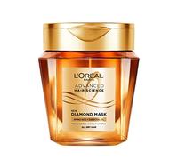 L'Oréal Paris - Mascarilla nutritiva de diamante para un cuidado intensivo en todo tipo de cabello, con aminoácidos y aceites esenciales para un brillo máximo, ciencia avanzada del cabello, 1 x 250 ml