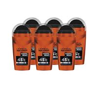 L'Oréal Paris Men Expert 48H Thermic Resist - Desodorante antitranspirante para hombres, 50 ml, paquete de 6, compra al por mayor