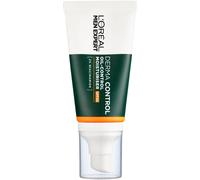L'ORÉAL Paris Men Expert Derma Control Oil-Control Crema Hidratante Facial SPF30 Con Niacinamida, para Hombre con Piel Grasa y Tendencia Acneica. Reduce las Manchas y Marcas Post Acné.