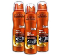 L'ORÉAL Paris Men Expert - Desodorante antitranspirante (3 unidades, 150 ml, 3 unidades)