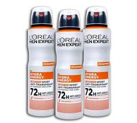 L'ORÉAL Men Expert Hydra Energy Extreme Sport - Desodorante antitranspirante (6 unidades, 150 ml, 6 unidades)