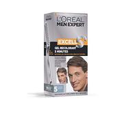 L'Oréal Paris Men Expert Excell 5 teinture-coloration homme cheveux blanc ou gris 5 minutes châtain naturel