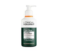 L'Oréal Paris Men Expert - Gel limpiador purificante para pieles con tendencia al acné, piel matizada y uniforme, con 2% de ácido salicílico y niacinamida, control dermatológico, 260 ml