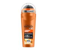 L'Oréal Paris, Men Expert, Thermic Resist, Desodorante Roll-On XXL, Anti-transpirante 72H, Eficacia hasta 45°C con Ceramic System, Anti-Olor y Anti-Humedad, Aplicador XXL, 100ml