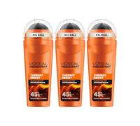 L'Oréal Paris, Men Expert, Thermic Resist, Desodorante Roll-On XXL, Pack 3 x 100ml