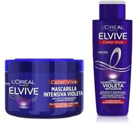 L'Oréal Paris Pack L'Oréal Elvive Champú 200 Ml Purple+ Elvive Color Vive