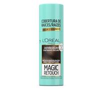 L'OREAL PARIS - Pack x4 Magic Retouch Spray Retoca Raíces y Canas Castaño Caoba 75ml