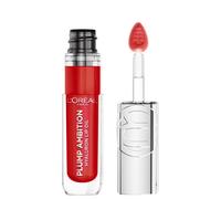 L'Oreal Paris Paradise Plump Ambition Oil Hyaluron Lip Lip Care de 24 horas con maquillaje de labios voluminante de cido hialurnico con un brillo d