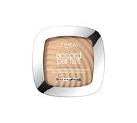 L'Oréal Paris Polvo de polvo uniforme fijador Accord Parfait, acabado mate y resultado natural, 2N vainille