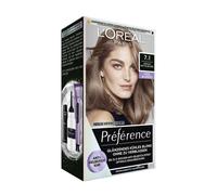 L'Oréal Paris - Tinte permanente para el cabello con resultado rubio frío, set de tinte para el cabello con bálsamo de cuidado anti-amarillo, Préférence rubio medio frío (Hamburgo), 1 unidad