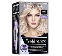 L'Oréal Paris Préférence Cool Blondes - Tinte permanente para el cabello con coloración y antiamarillez, 1 unidad