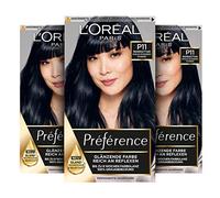L'Oréal Paris Préférence P11 Cool Intense Black - 3 unidades