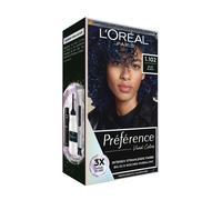 L'Oréal Paris Préférence Vivid Colors Blue Black Color para cabello 1 piezas