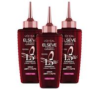 L'ORÉAL PARIS - Protección contra caídas - Cabello frágil - Protocolo para fortalecer el cabello - Tecnología Aminexil + cafeína + arginina - Elseve Full Resist - 3 x 100 ml