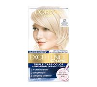 L'Oréal Paris (public) Excellence Crème 01 Rubio - coloración del cabello (Rubio, Extra Light Ash, PRE-COLOR SERUM AQUA/WATER/EAU, CETEARYL ALCOHOL, GLYCERIN, TRIDECETH-2 CARBOXAMIDE MEA,..., Important: Prior to application, perform skin allergy test and strand test according to package...)