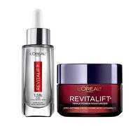 L'Oreal Paris Revitalift 1.5% Pure Hialuronic cido Sero + triple potencia humectante de la cara antienvejecimiento 1 kit