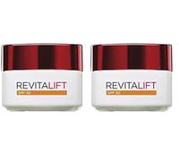 L'Oreal Paris Revitalift Crema de Día Anti-edad Hidratante con Protección Solar SPF 30, Antiarrugas y Extra Firmeza, 50 ml (Paquete de 2)