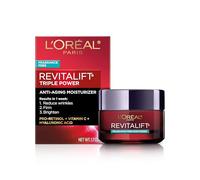 L'Oreal Paris Revitalift Cuidado facial L'Oreal Paris Skin Care, Revitalift Triple Power Crema facial sin perfume con Pro retinol, ácido hialurónico y vitamina C, 50 ml