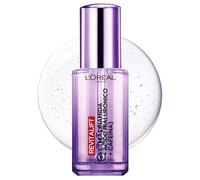 L'Oréal Paris Revitalift Filler Sérum Ojos con Cafeína Antiarrugas, 20ml | Ácido Hialurónico*, Corrige Ojeras, Disminuye Líneas 21% tras 6 Semanas, Triple Aplicador Metálico, Revitalift