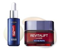 L'Oréal Paris Revitalift Laser Serúm de Noche Retinol Puro + Crema Antiedad | Sérum Retinol Puro y Crema ProRetinol, Reduce Manchas y Arrugas Profundas, Protocolo Antiedad Noche Aprobado por Dermatólogos