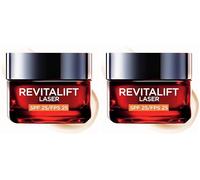 L'Oréal Paris Revitalift Laser SPF 25, Crema de Día Nº1 Anti-Edad Triple Acción, con Pro-Retinol, Ácido Hialurónico y Vitamina Cg, Reduce Arrugas, Reafirma y Reduce Manchas Oscuras, 50ml