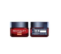 L'Oréal Paris Revitalift Laser SPF25 - Crema facial para todo tipo de piel, antiarrugas y manchas, piel más firme y firme, con ácido hialurónico, vitamina C y pro-retinol, 50 ml