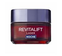 L'Oréal Paris Revitalift Laser, Crema de Noche Anti-Edad con Pro-Retinol, Ácido Hialurónico y Vitamina Cg, Efecto Mascarilla Regeneradora y Firmeza desde la 1ª Aplicación, 50ml