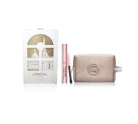 L'Oréal Paris Rímel Black Big Deal, Black Eyes Mini-Matita Paradise Le Khol y elegante bolsa color champán de terciopelo