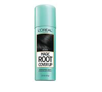 L'Oreal Paris Root Cover Up Gray - Corrector en spray (2 onzas, 60 g), color negro