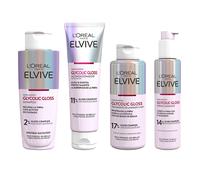 L'Oréal Paris | Rutina Elvive Glycolic Gloss Con Ácido Glicólico Cabello Suave Y Brillante