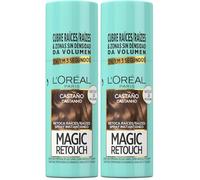 L'Oréal Paris Spray Retoca Raíces Instantáneo, Para Hombre y Mujer, Magic Retouch, Tono: Castaño (Chatain), 75 ml