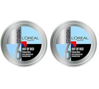 L'Oréal Paris Studio Line - Crema para el pelo Out of Bed de hombre, con efecto despeinado, gran poder de fijación (Paquete de 2)