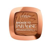 L'Oreal Paris Sunkiss Bronzer Bronzer para cara y cuerpo, contorno mate, efecto natural, 02 Sunkiss 02, 9g