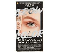 L'Oréal Paris Tinte de cejas para un aspecto radiante y perfectamente cuidado, color de cejas sin amoniaco, hasta 10 aplicaciones por paquete, color marrón 7.0 rubio oscuro