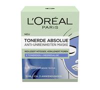 L'Oréal Paris Tonerde Absolue - Mascarilla antiimpurezas (2 unidades de 15 ml)